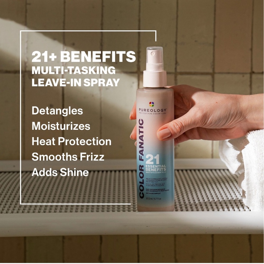 Pureology 13.5 fl oz Color Fanatic Multi-Tasking Leave In Spray *BIG BOTTLE* - Picture 3 of 12